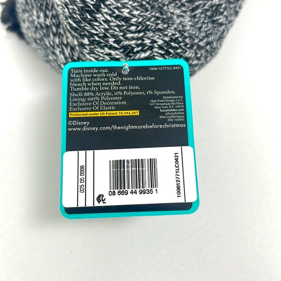 Women's Nightmare Before Christmas Pull-On Slipper Socks - Size 9-11 - Picture 4 of 5